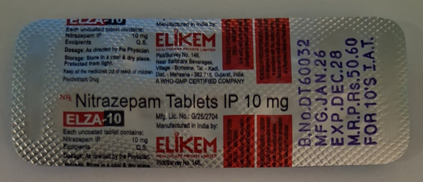 Nitrazepam Blisters