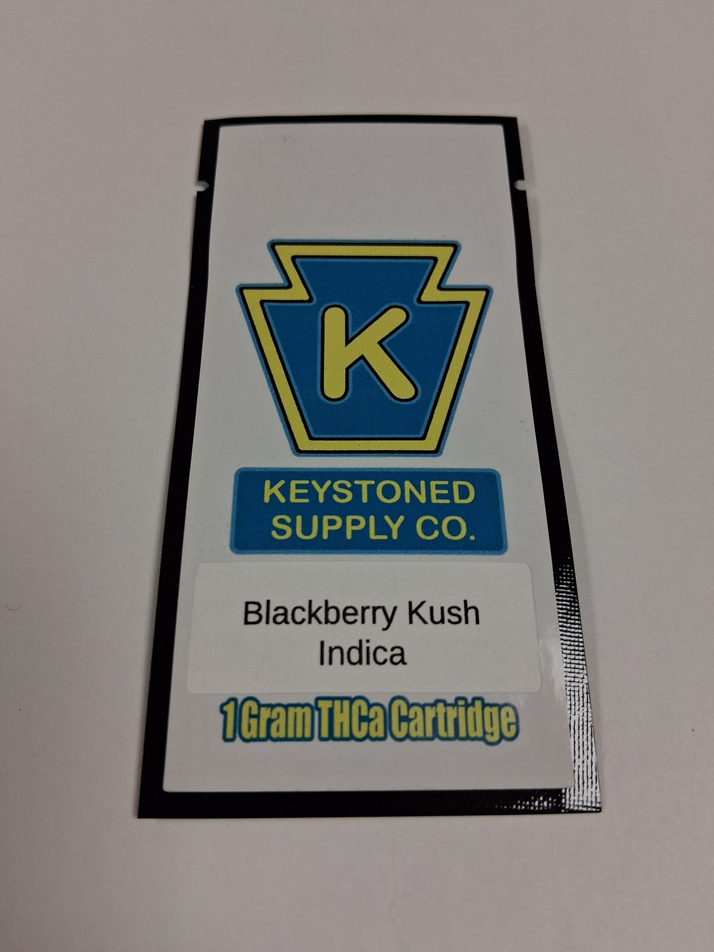 Keystoned Supply - 1G THCa Blackberry Kush Cartridge - Indica
