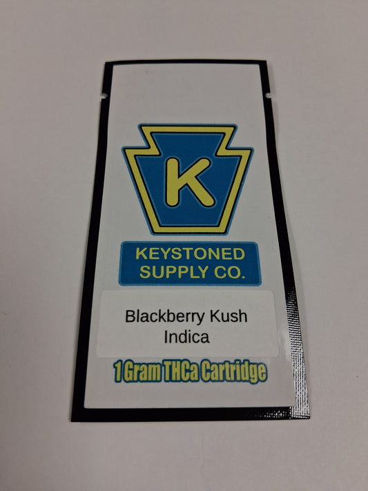 Keystoned Supply - 1G THCa Blackberry Kush Cartridge - Indica