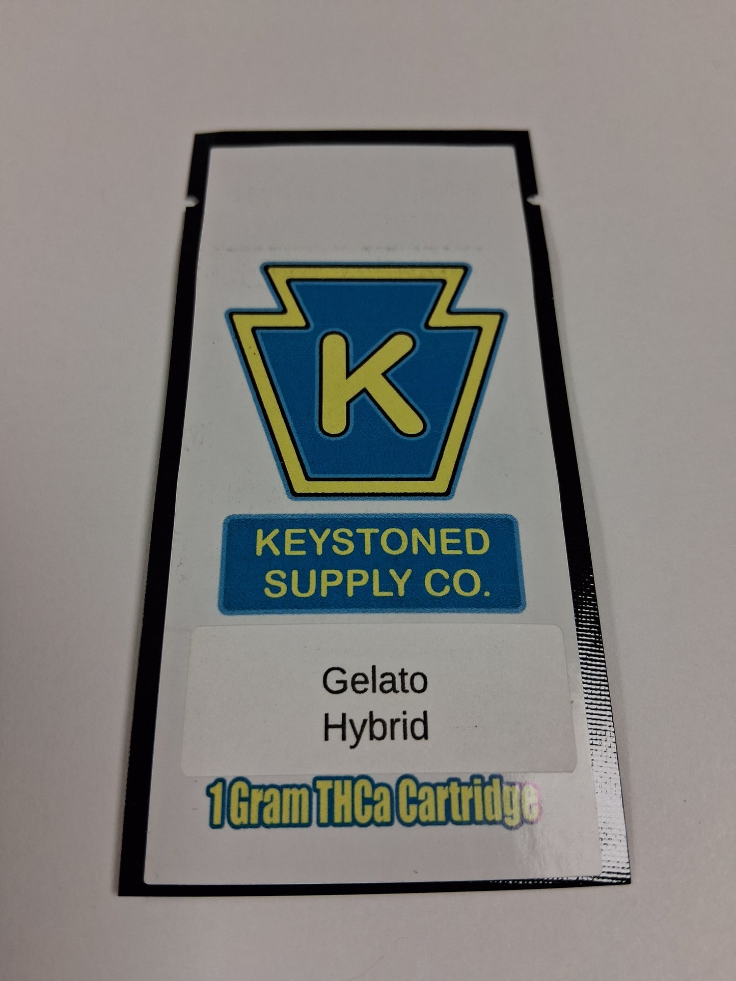 Keystoned Supply - 1G THCa Gelato Cartridge - Hybrid